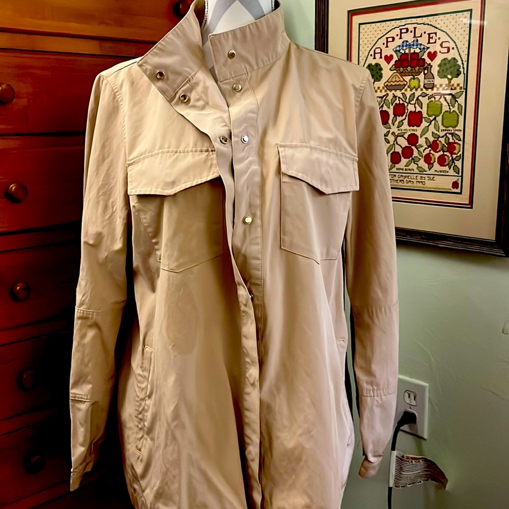 CHicos Tann water resistant snap front jacket
